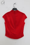 SAMUEL GUI YANG 25 Spring/Summer Tops/Skirts SGY-SS25ATP12-1-1-LYCHEESHELL Red Tops